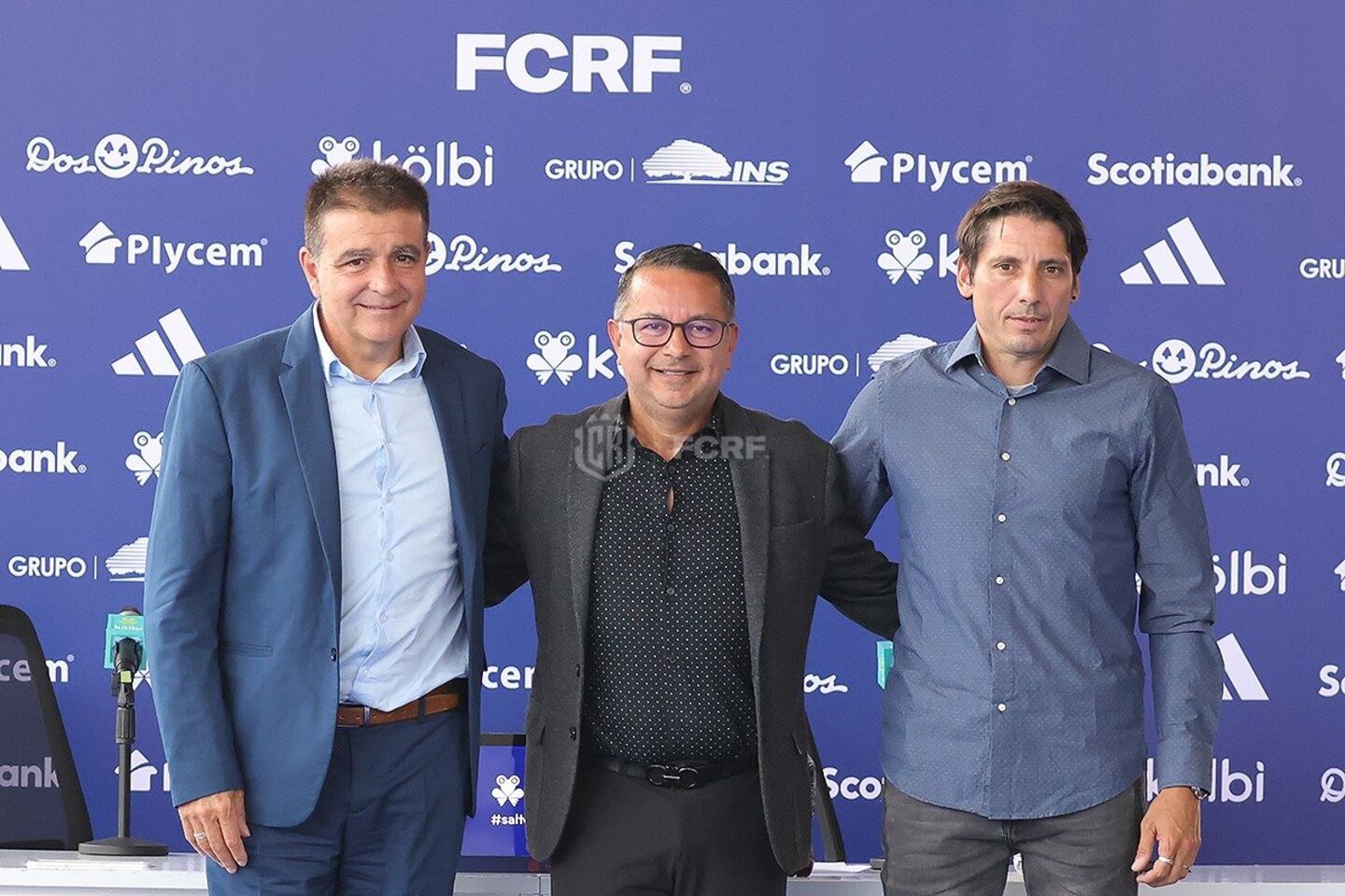 Rodolfo Villalobos fue el encargado de contratar a Claudio Vivas y su cuñado Cristian Vella. Foto: Prensa Fedefútbol