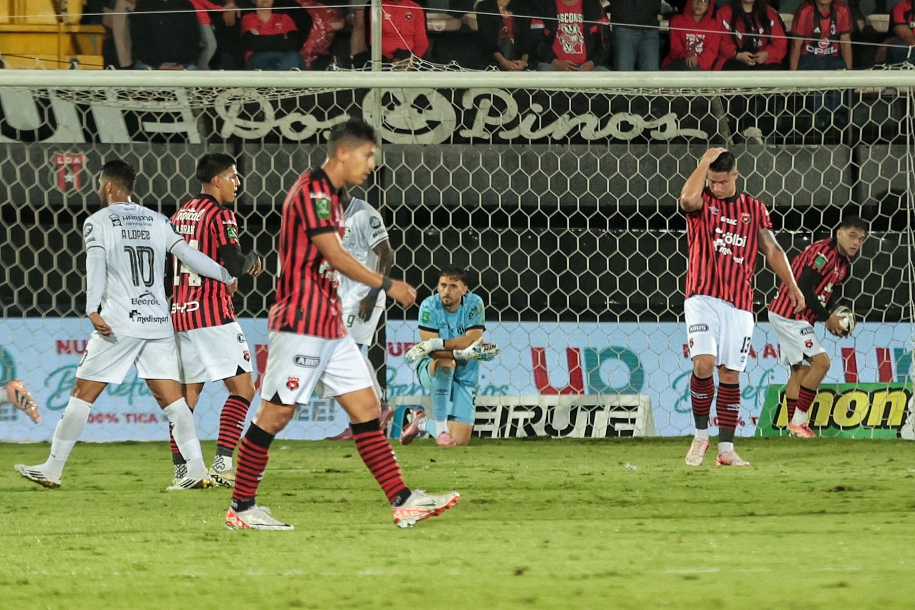 15/02/2025/ Juego entre Liga Deportiva Alajuelense vs Sporting FC en el estadio Alejandro Morera Soto / foto John Durán