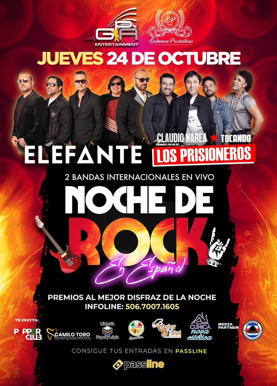 Los fiebres del rock y de Halloween no se lo pueden perder.