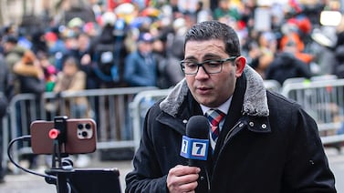 Elías Alvarado pasó una congoja en vivo en Telenoticias