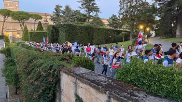 (Fotos y videos) Vea el hermoso tributo que se le hizo este viernes a nuestra Negrita en El Vaticano