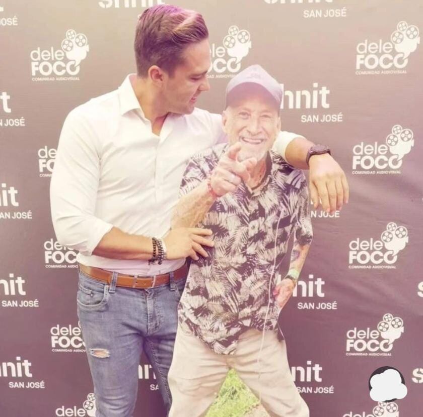 Ítalo Marenco y su papá Álvaro Marenco