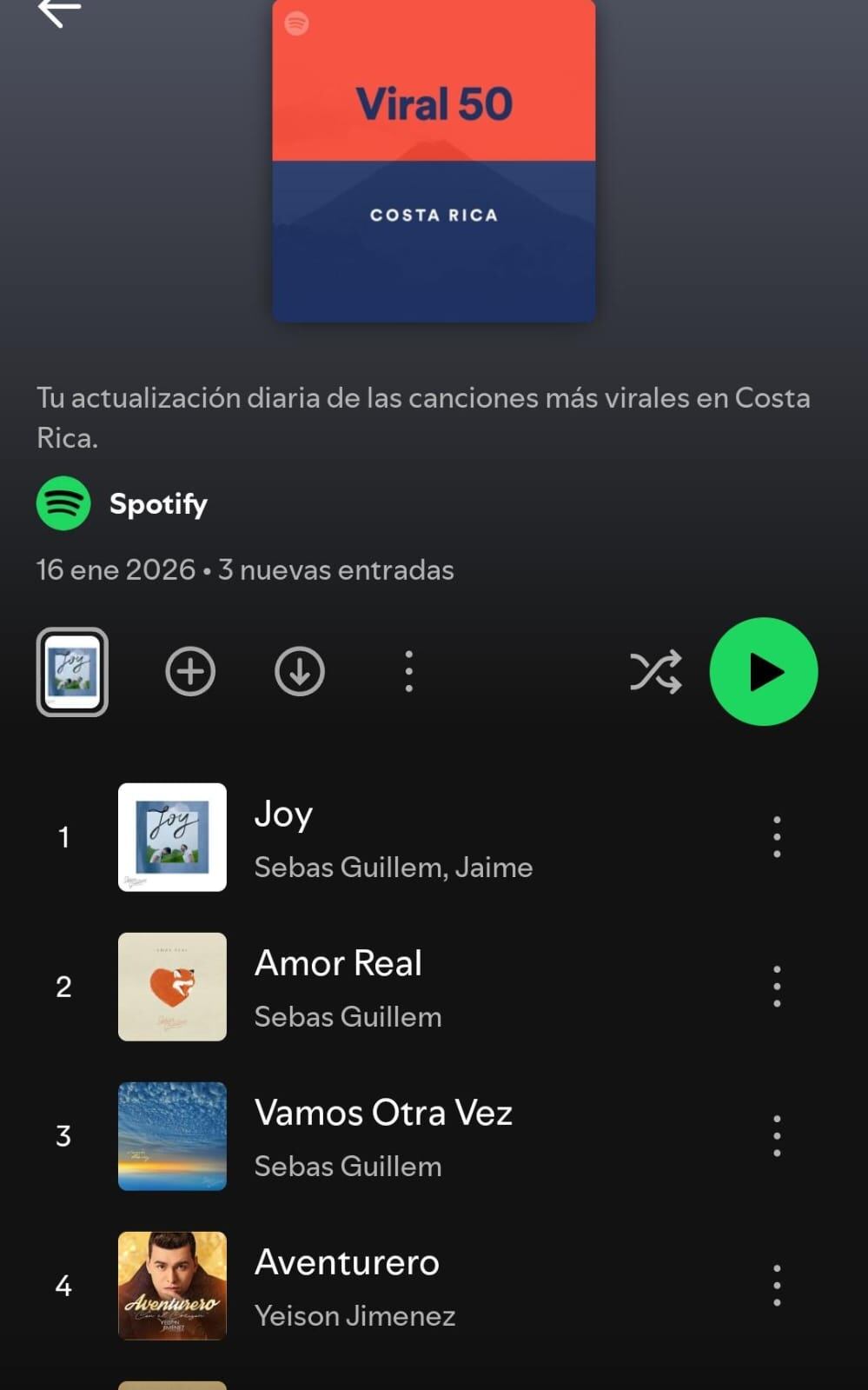 Nueve canciones del artista nacional ingresaron al Top 50 Viral de Costa Rica tras su audición en Got Talent