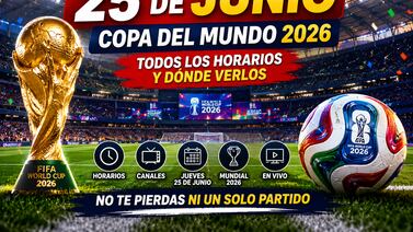 ¿Qué partidos del Mundial 2026 se juegan este jueves? Horarios y canales para Costa Rica, Latinoamérica y España