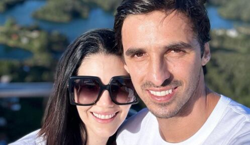 Bryan Ruiz y Carolina Jaikel
