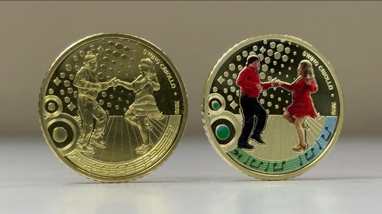 Moneda coleccionable de 100 colones