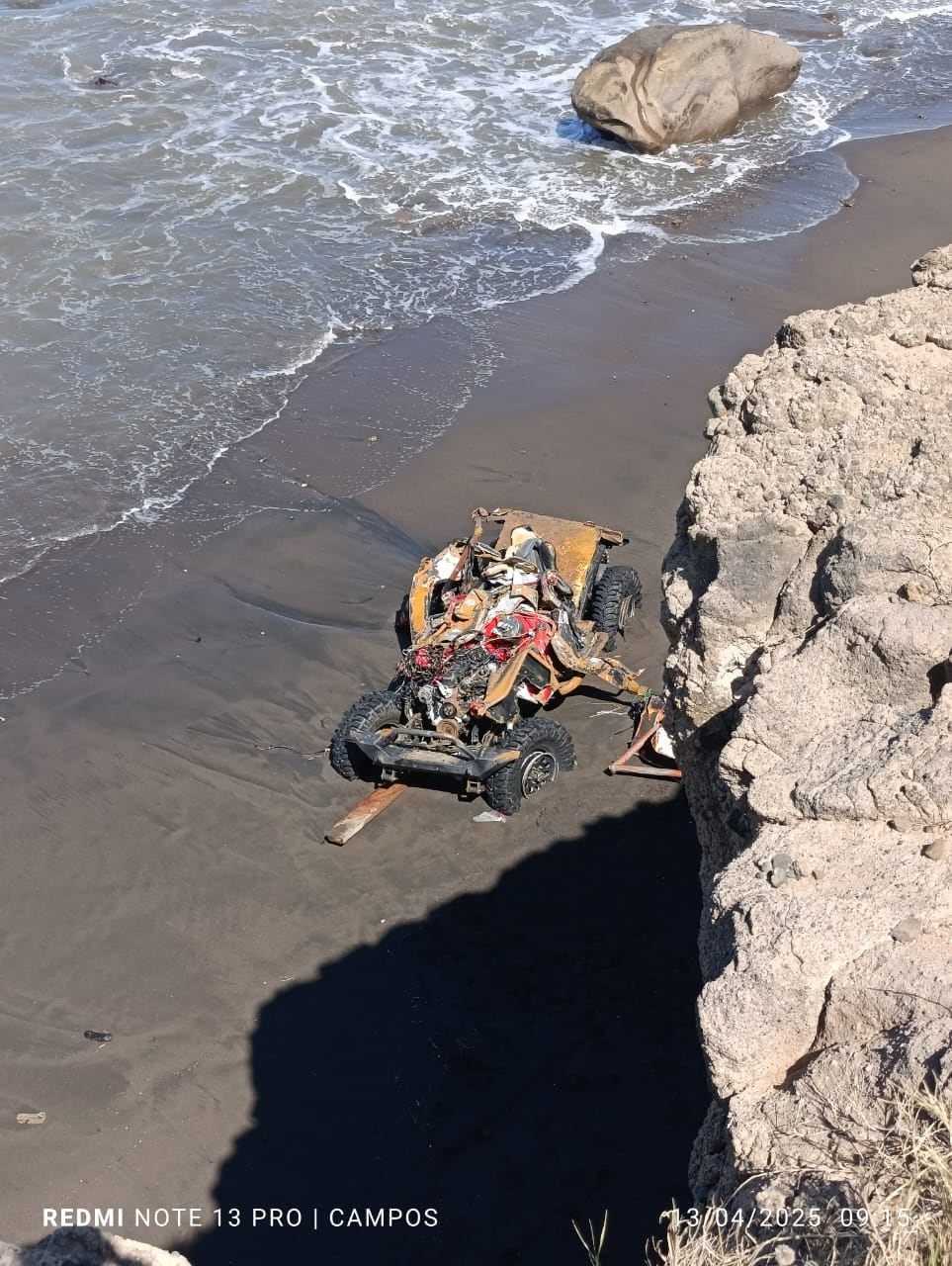 Walter Centeno falleció al caer su carro desde el peñón de Guacalillo