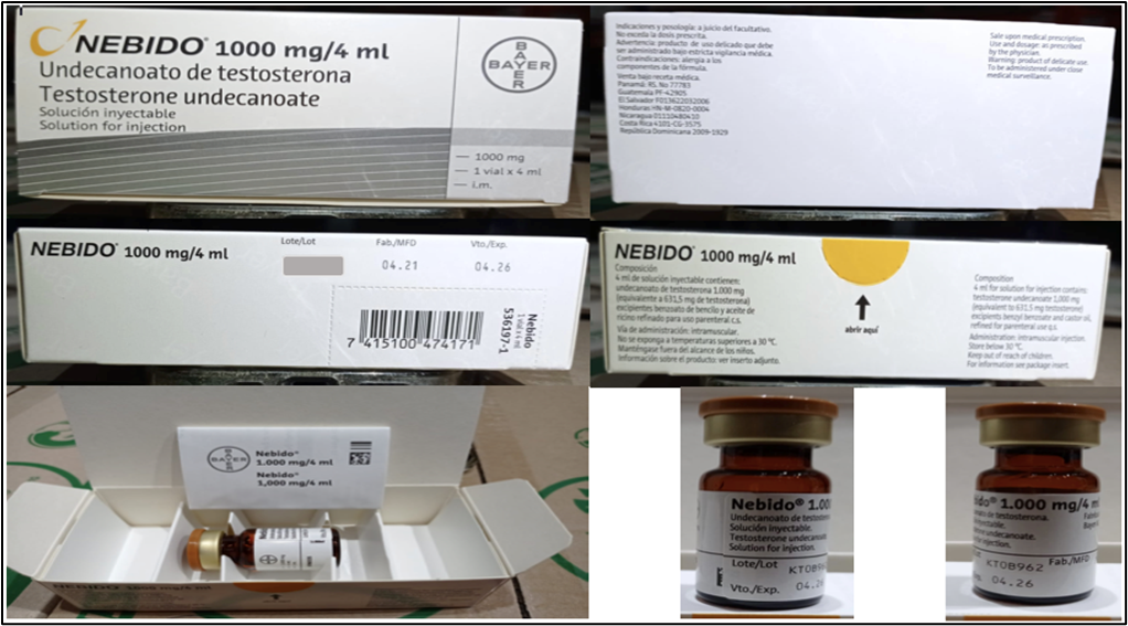 El ministerio de Salud alerta sobre la venta del medicamento NEBIDO falsificado