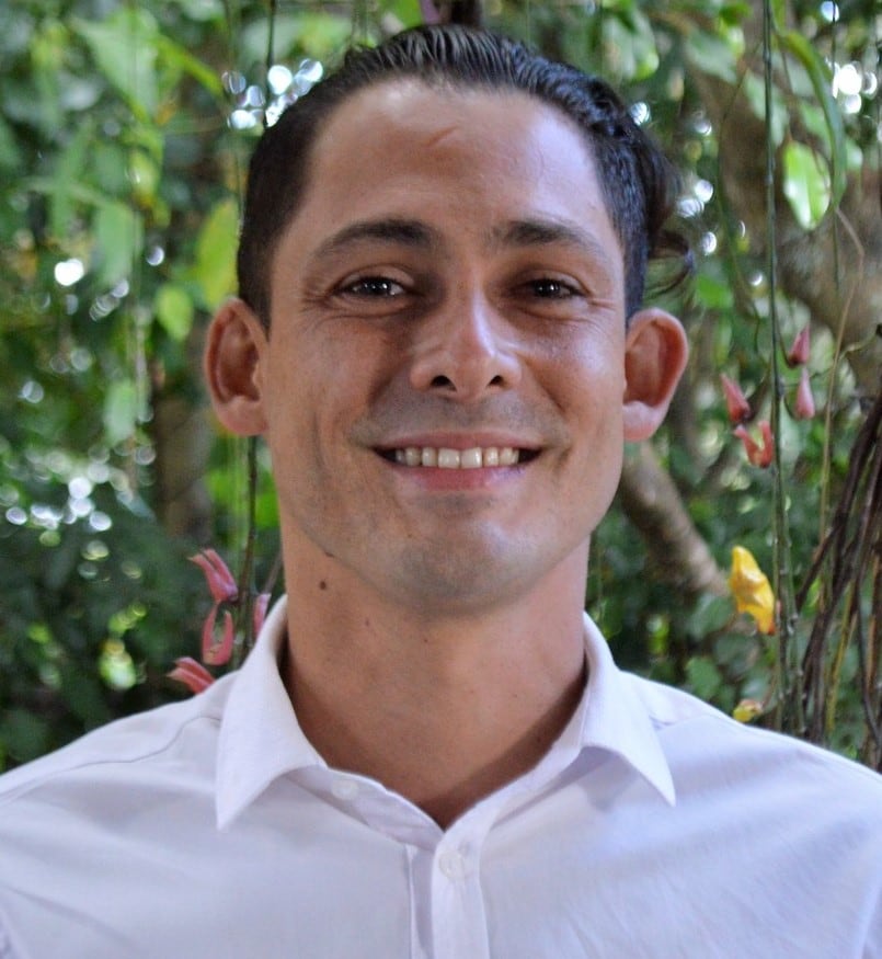 Ronny Castillo, candidato presidencial por el partido Aquí Costa Rica Manda (ACRM).