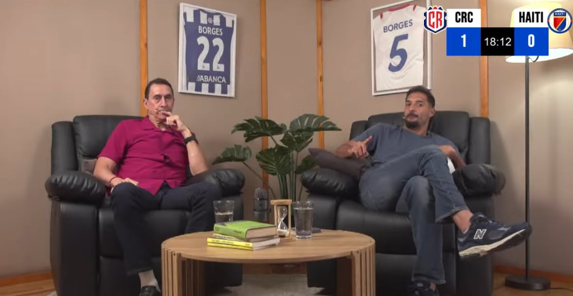 Celso Borges se puso creativo para ver la eliminatoria hacia el Mundial del 2026. Captura de pantalla.