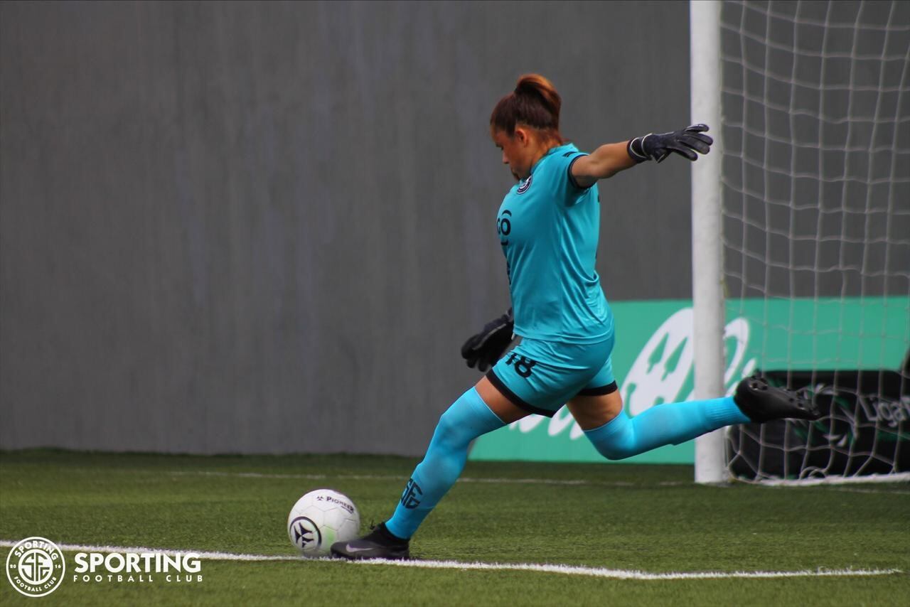 La guardameta Julieth Arias entró en lugar de su compañera María José Zúñiga y no la pasó bien en el marco josefino. Cortesía