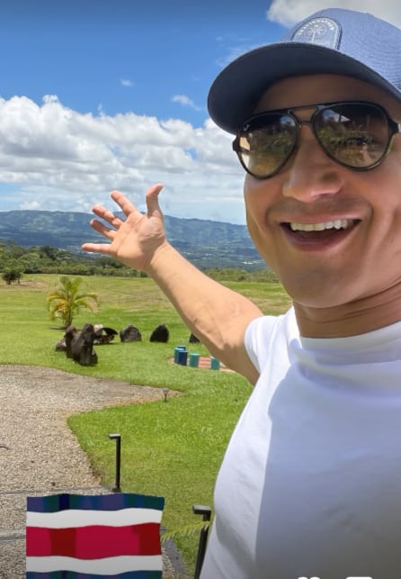 Mario López, actor estadounidense, en Costa Rica