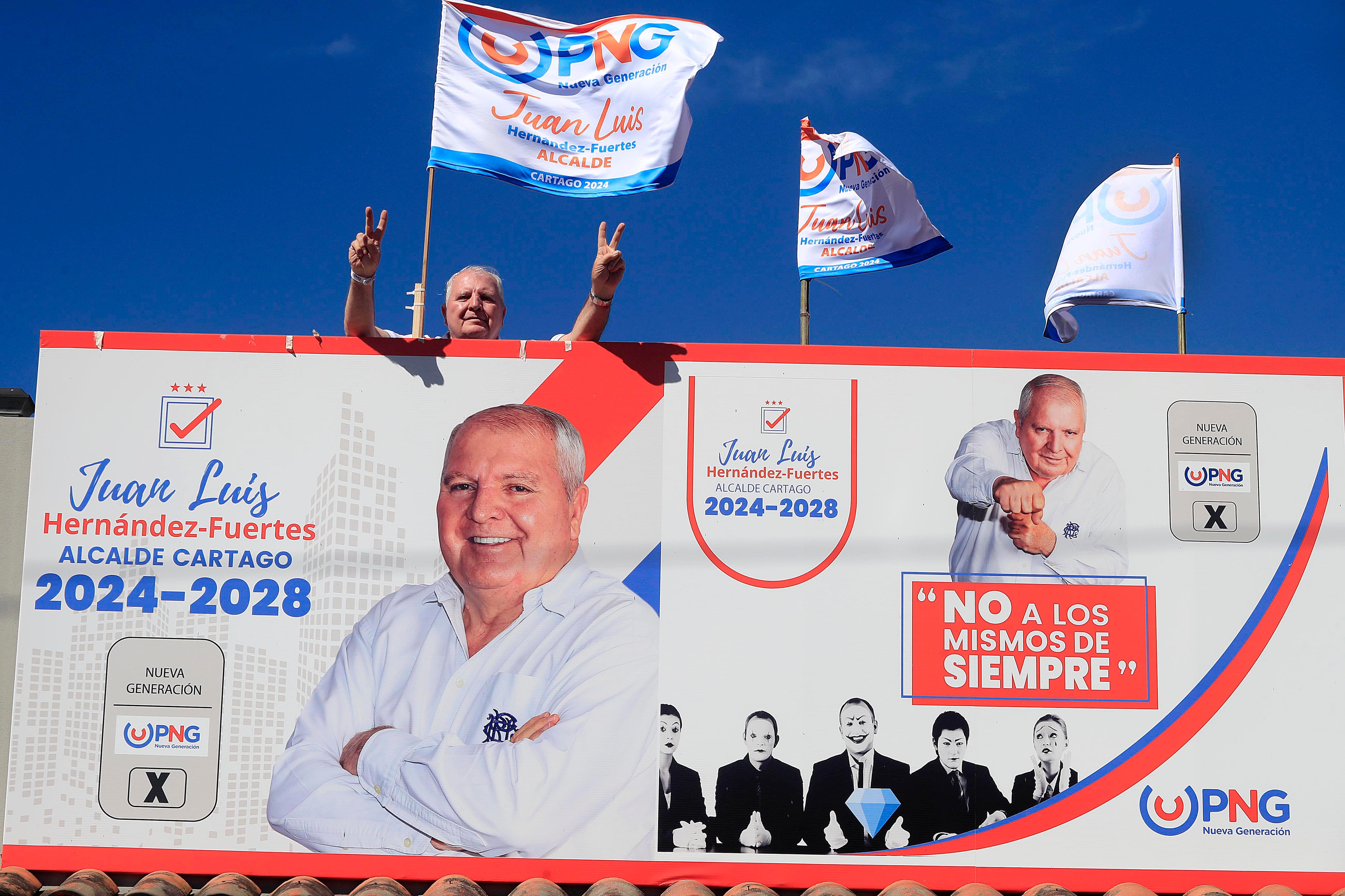 19/01/2024 Cartago. Juan Luis Hernández-Fuertes, exdirector técnico de Cartaginés, Herediano y la Selección Nacional, entre otros equipos de Costa Rica, es candidato a alcalde por el partido Nueva Generación por el cantón central de Cartago.