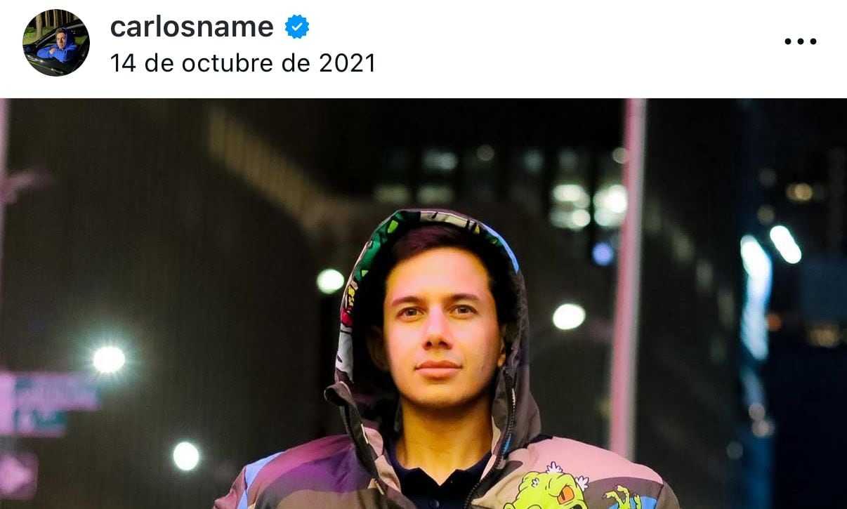 Instagram: Carlos Name