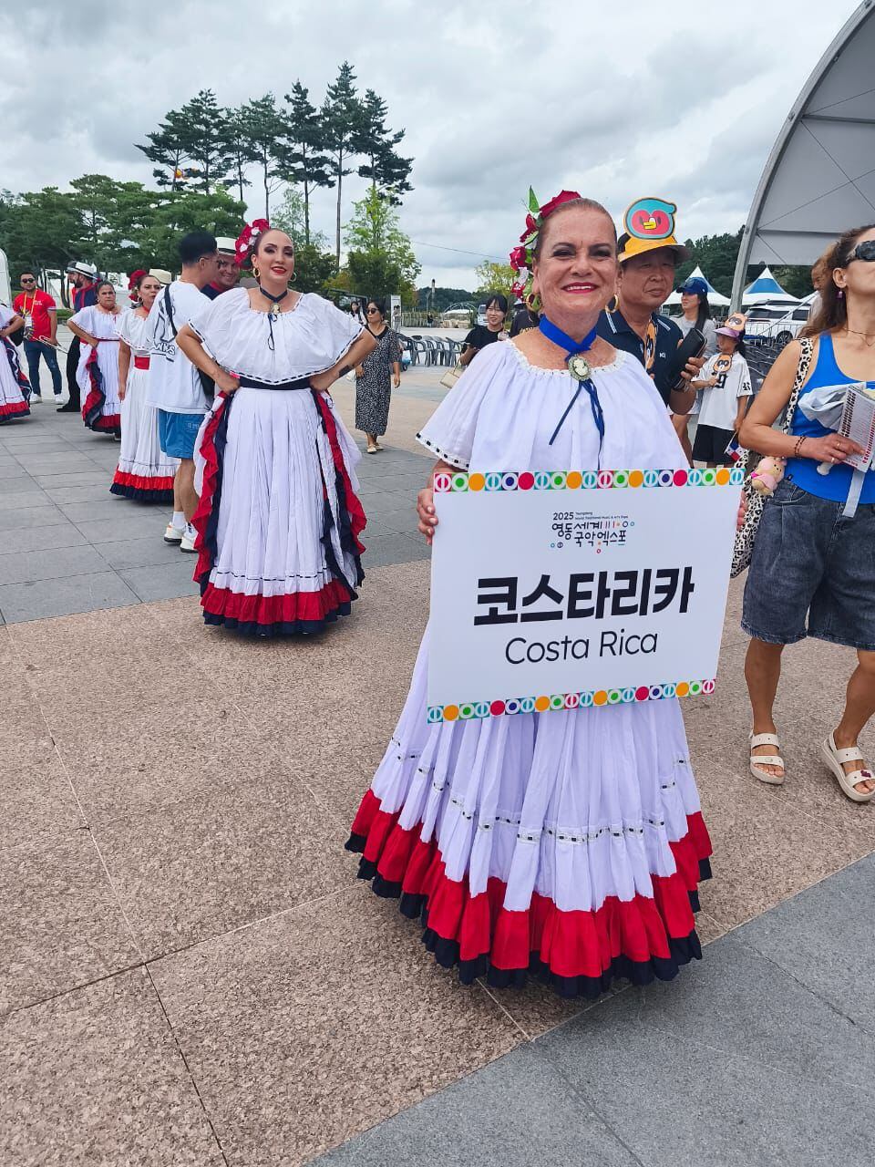 Así se viven las fiestas de la Independencia Tica en Corea. Foto: Guillermo Solano
