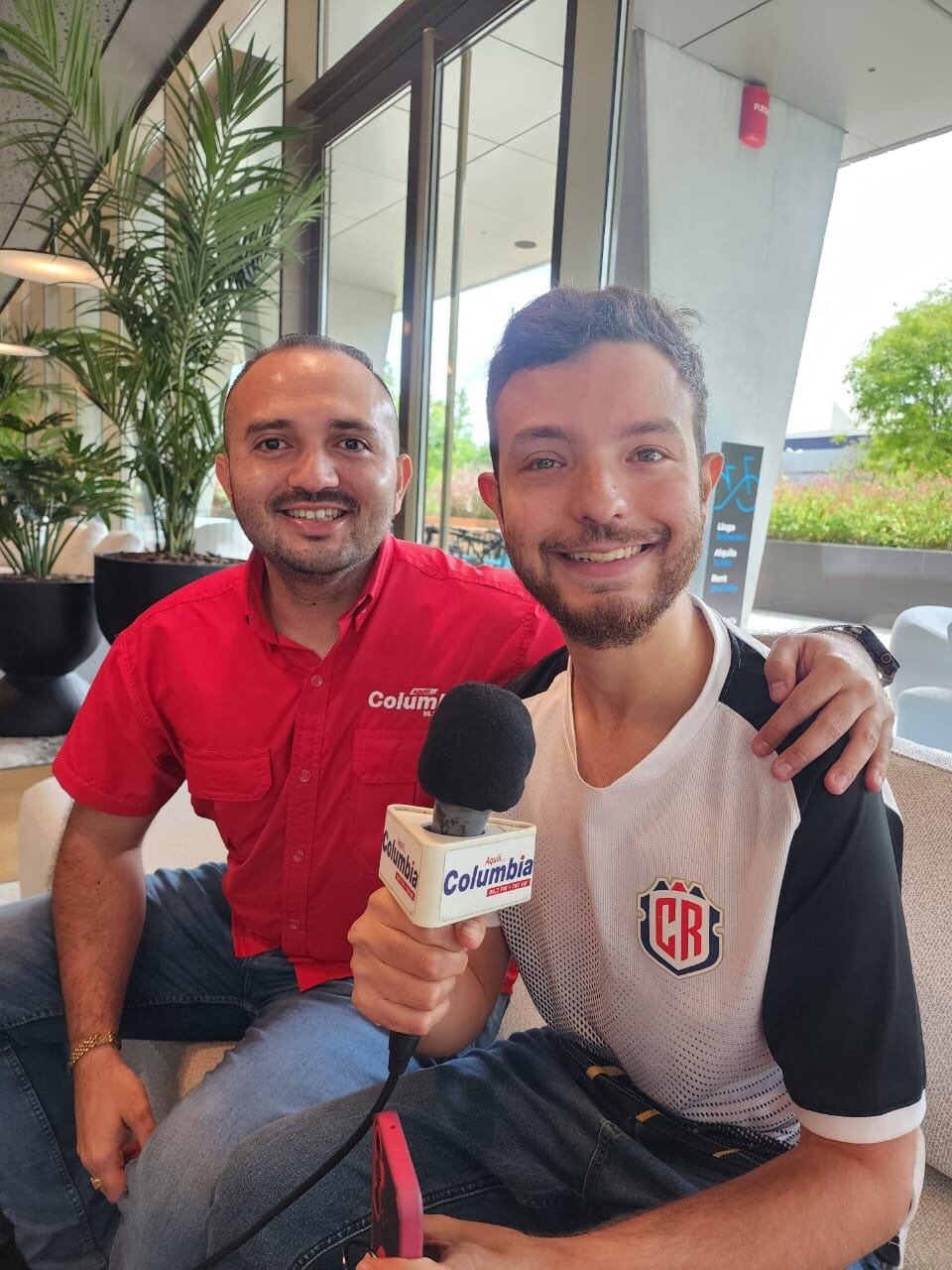 Andrés Rodríguez, es un tico que cumplió su sueño de conocer a Keylor Navas. Cortesía.