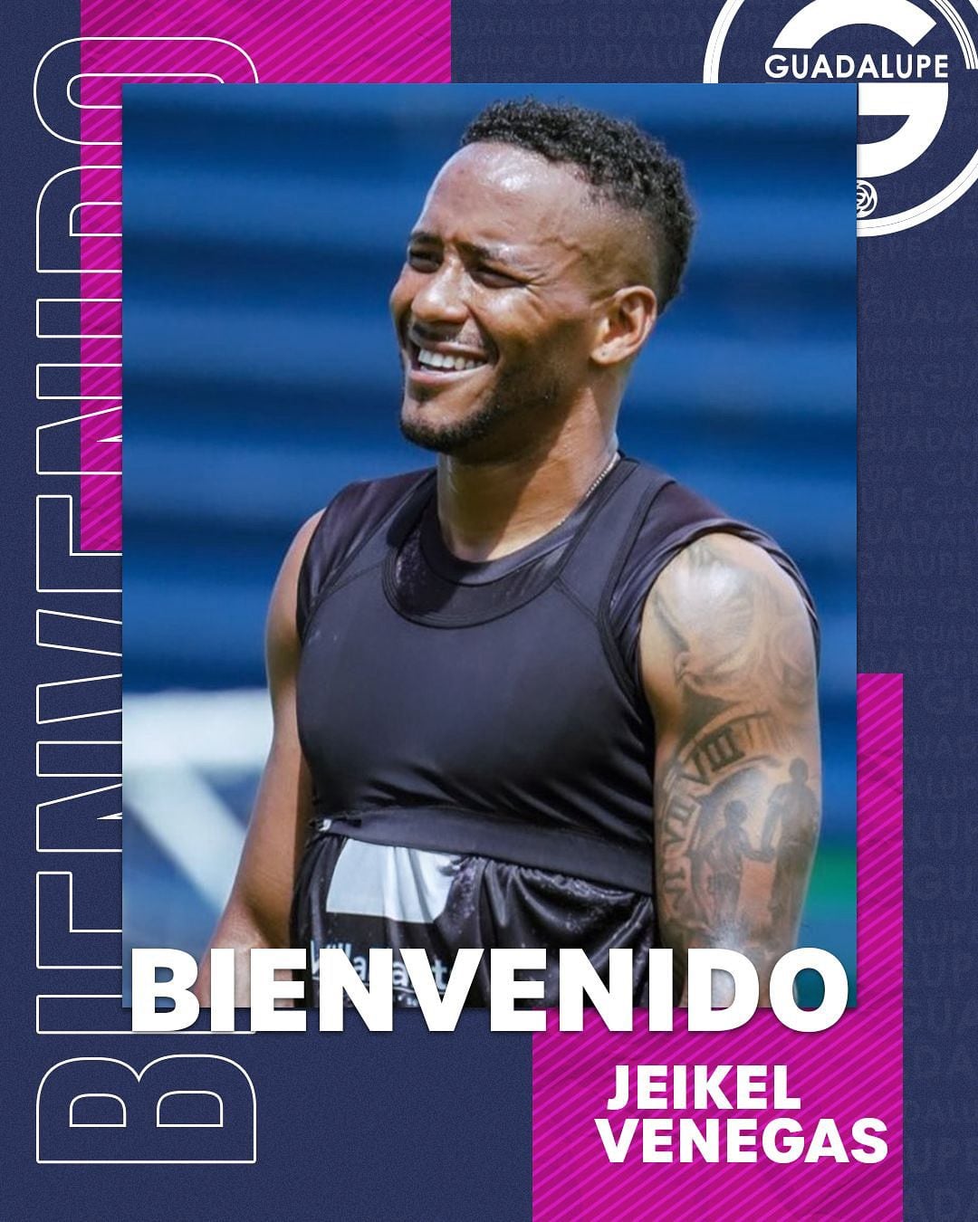 Jeikel Venegas jugará a partir del Apertura 2025 con Guadalupe FC.