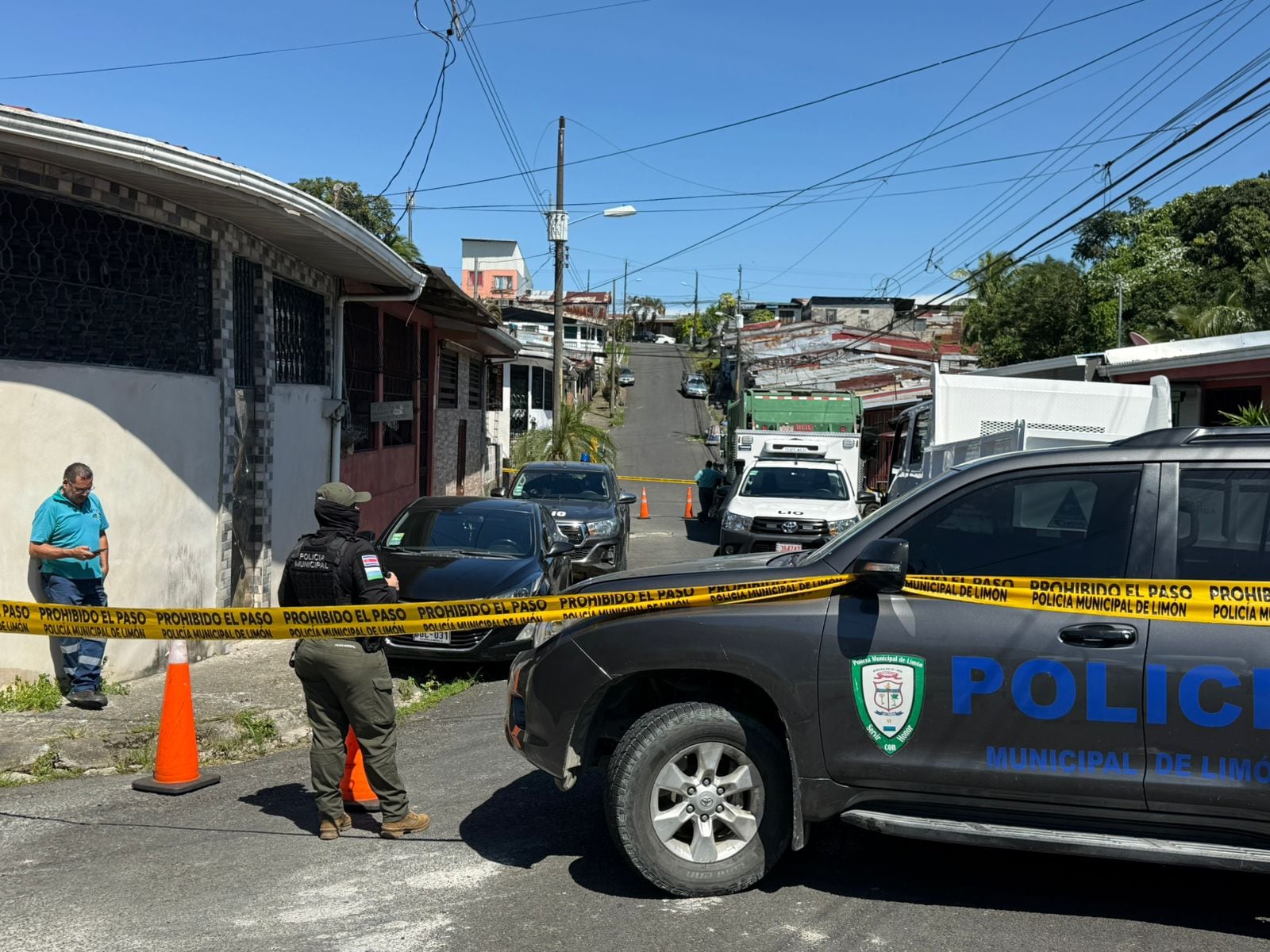 El cuerpo del bebé fue encontrado dentro del contenedor de un camión de basura en Pacuare de Limón.