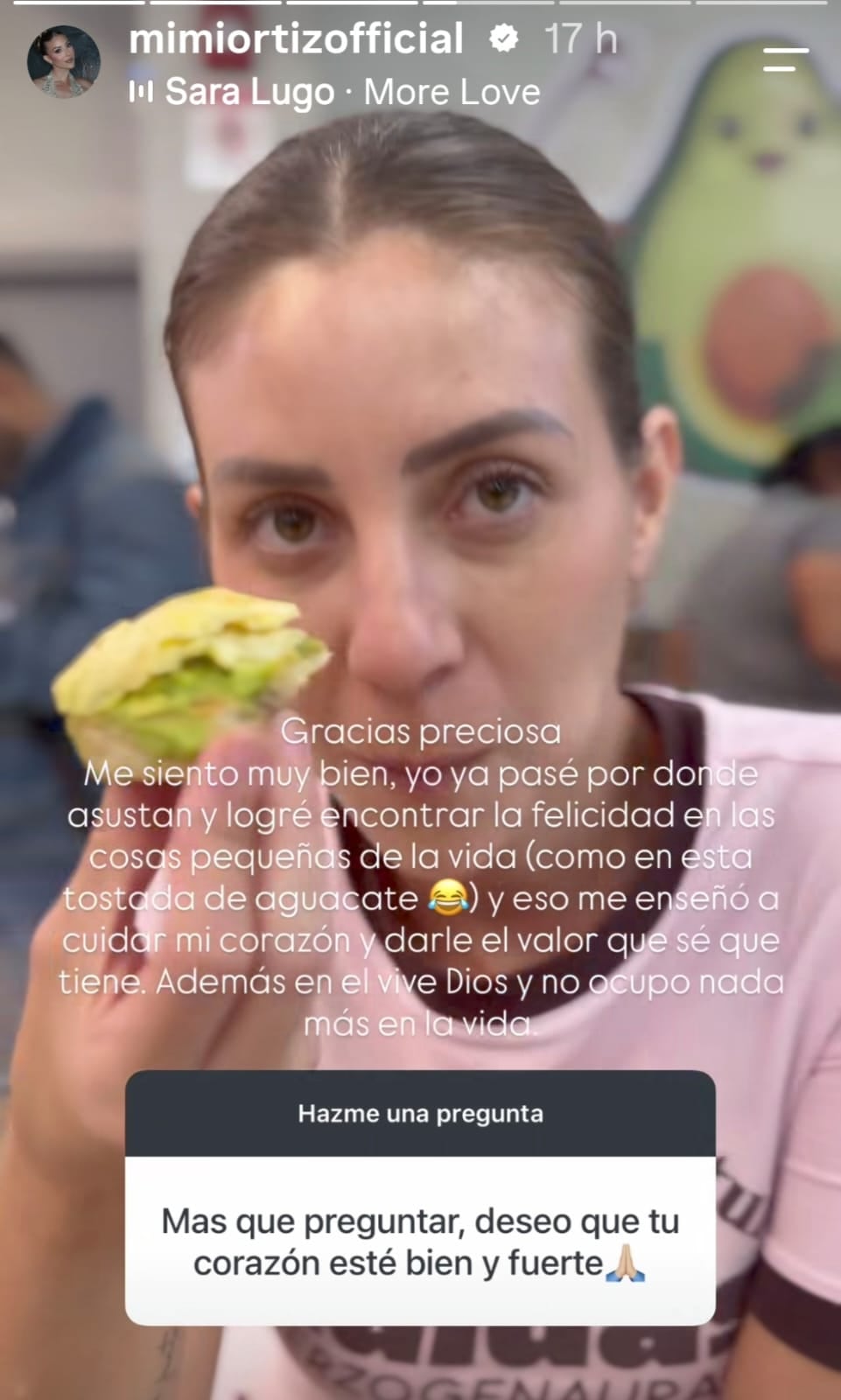 Mimi Ortiz asegura que su corazón está bien, pues ya pasó "por donde asustan".