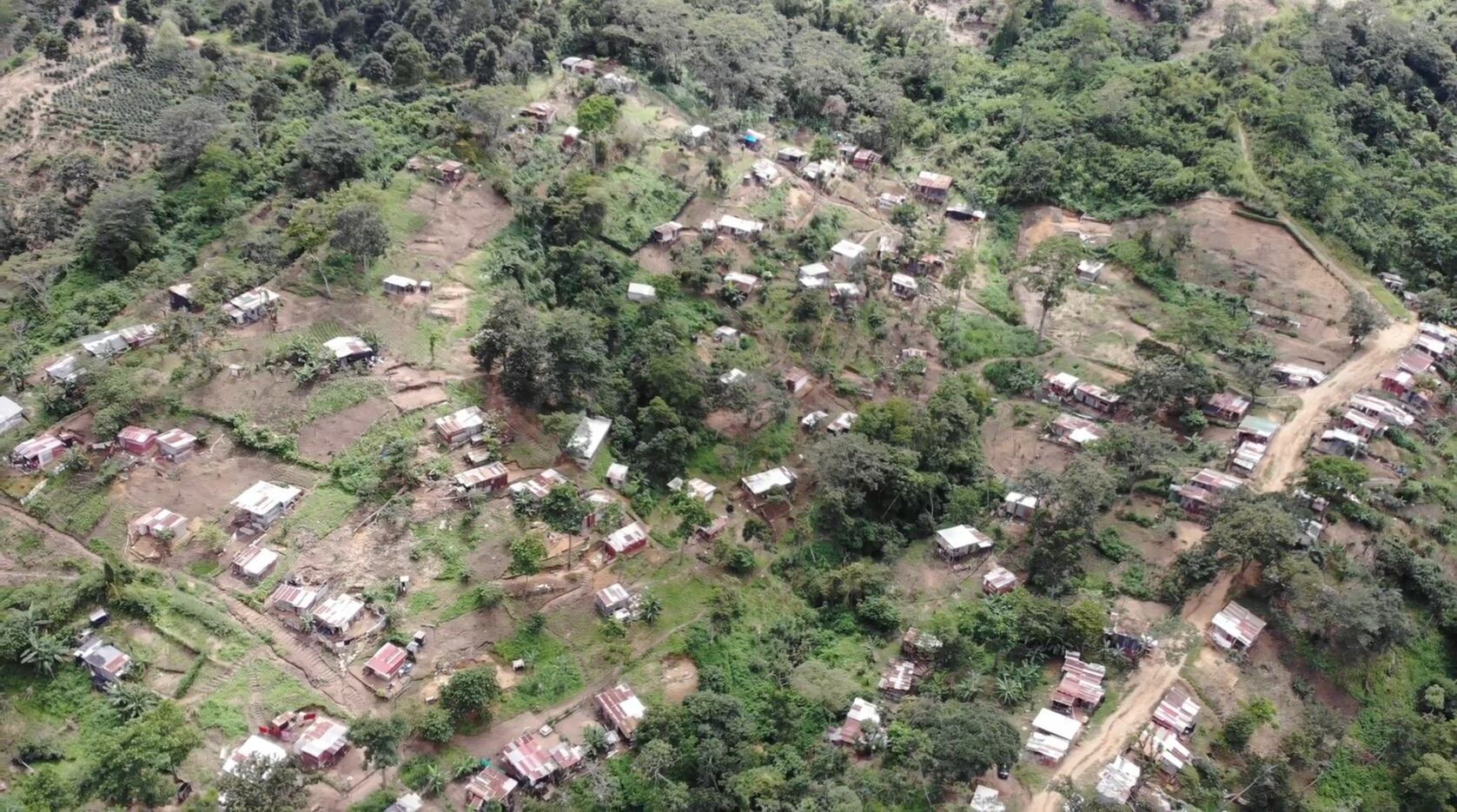 La Chanchera, en Monte Alto, Concepcción de Alajuelita, es uno de los 11 asentamientos que tiene el cantón. Foto: Cortesía Municipalidad de Alajuelita.