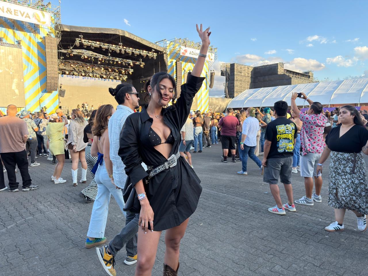 EXCLUSIVAS DE LA TEJA Sheynnis Palacios en el Festival Picnic