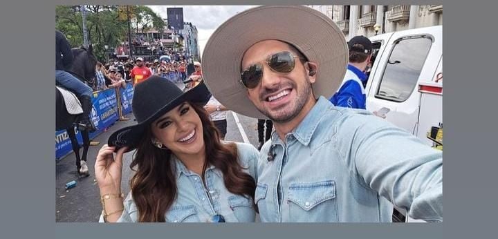 Kimberly Loaiza y Juan K Zumbado trabajaron juntos en la transmisión de Teletica del Tope