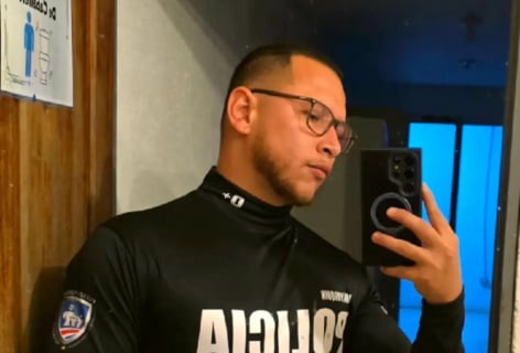 Jeison Mayorquín Rodríguez, de 29 años, Policía que murió durante entrenamiento en Murciélago, Guanacaste. Foto: Tomada de redes sociales