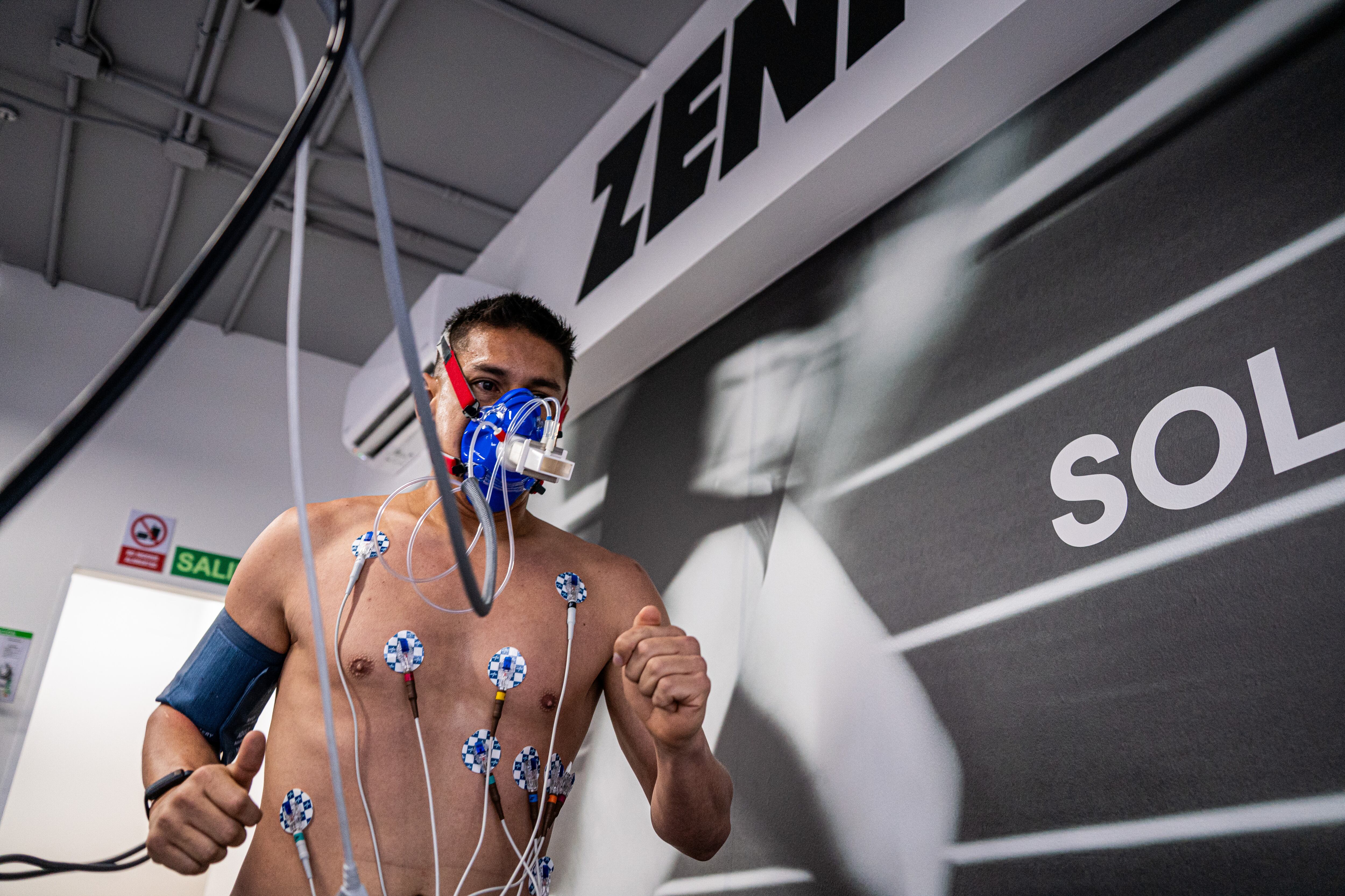 Thiago Cordero, de 15 años es uno de los jugadores del alto rendimiento que hizo las pruebas médicas con Saprissa. Prensa Saprissa.