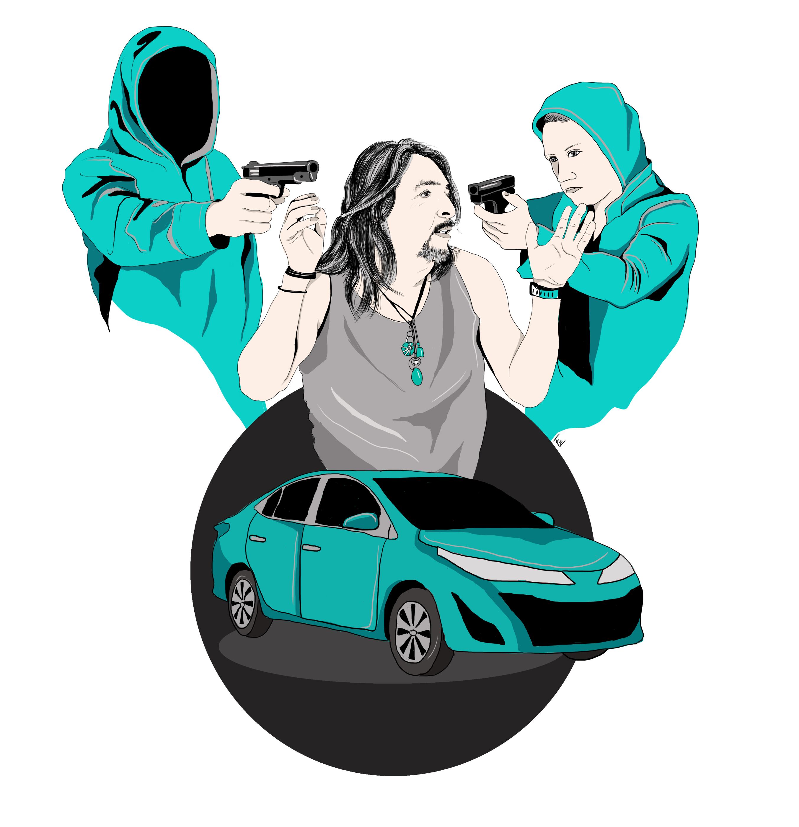 Patricio Marco Barraza Palominos, popularmente conocido en el país como Pato Barraza, fue asaltado, lo privaron de su libertad, lo amenazaron de muerte, estuvo involucrado en una persecución policial con disparos y, por una confusión policial, lo echaron descalzo y sin camisa en una perrera, el 2 de setiembre de 1999. La foto se la tomaron en octubre del 99 tras un accidente de tránsito.