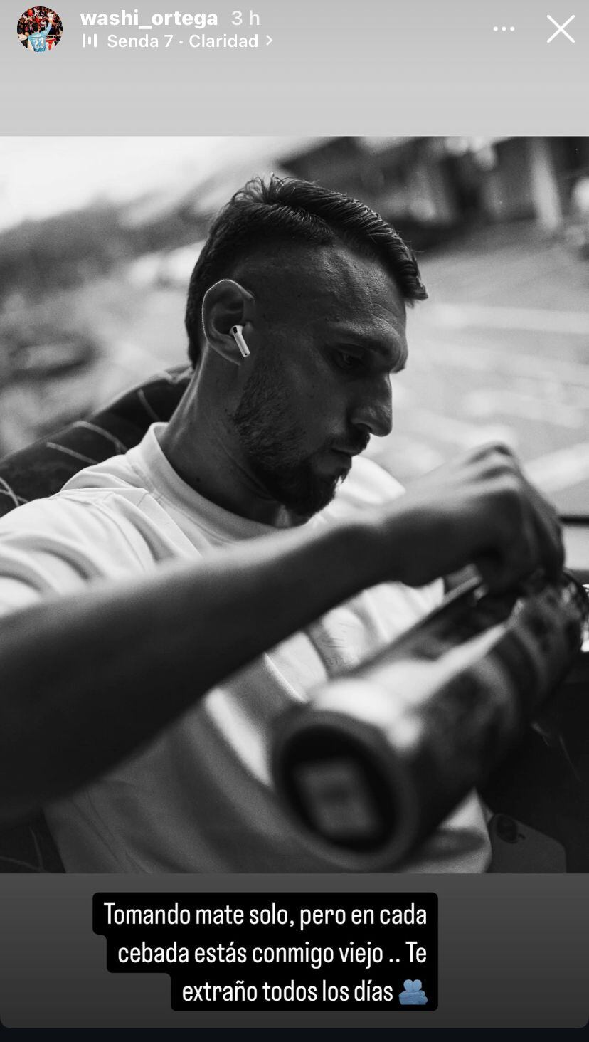Esta fue la imagen compartida por Washington Ortega.