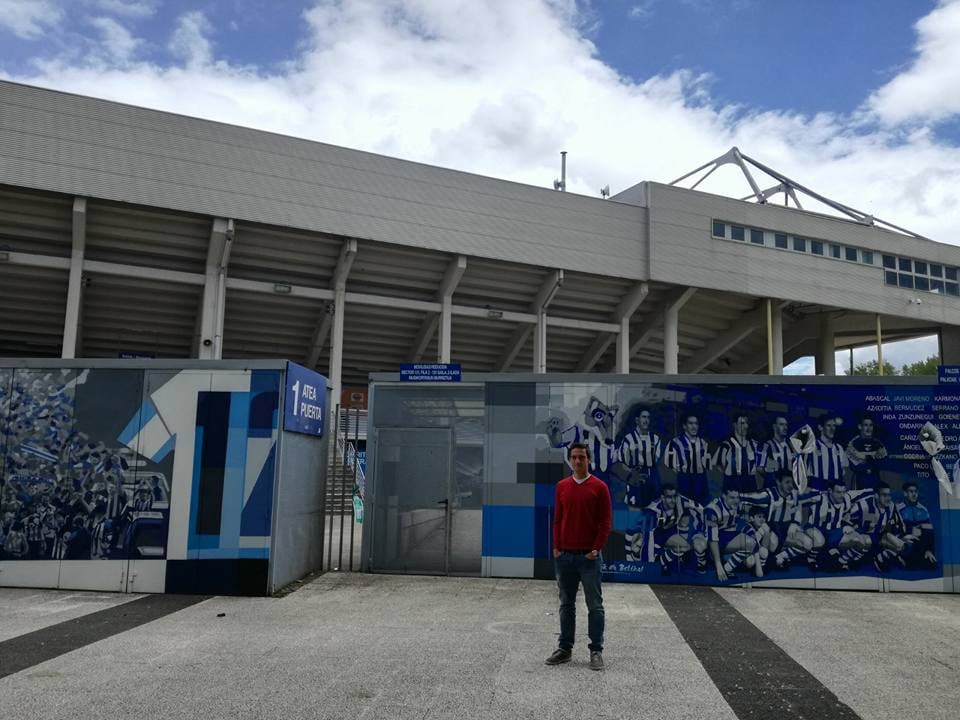 Gila tiene 31 años y ha entrenado a las divisiones menores del Valladolid. Facebook.