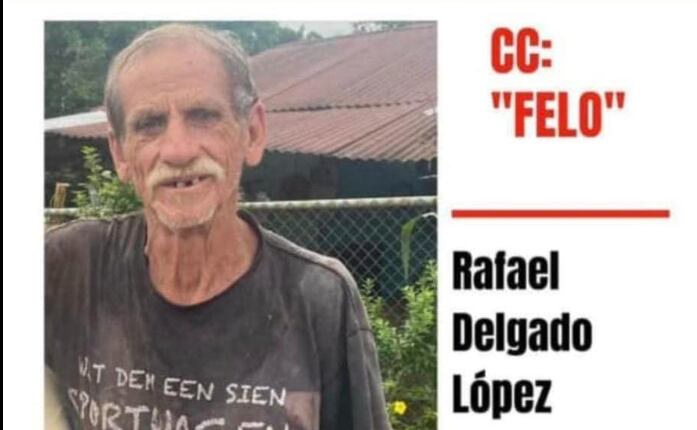 Rafael Delgado López murió al cruzar el río que estaba al otro lado de su casa