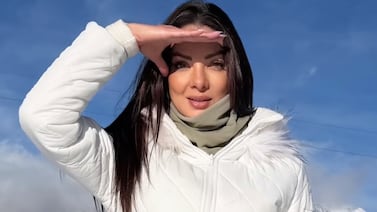 Verónica González se fue a esquiar pero las cosas no le salieron muy bien que digamos