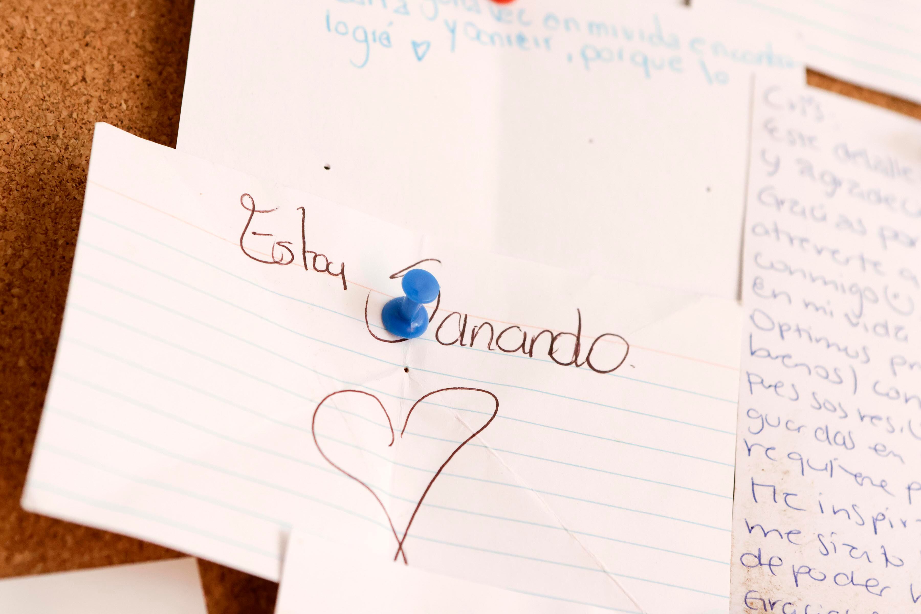 16/05/2024. San Pedro de Montes de Oca. Hora: 01:30 p.m. Entrevista con Cristina Gomar, psicóloga que fundó en Instagram la comunidad "Vaso Lleno" y el juego de cartas "Vasoterapia", que promueve las conversaciones en temas sensibles de diversa índole y edades. Fotos: Mayela López