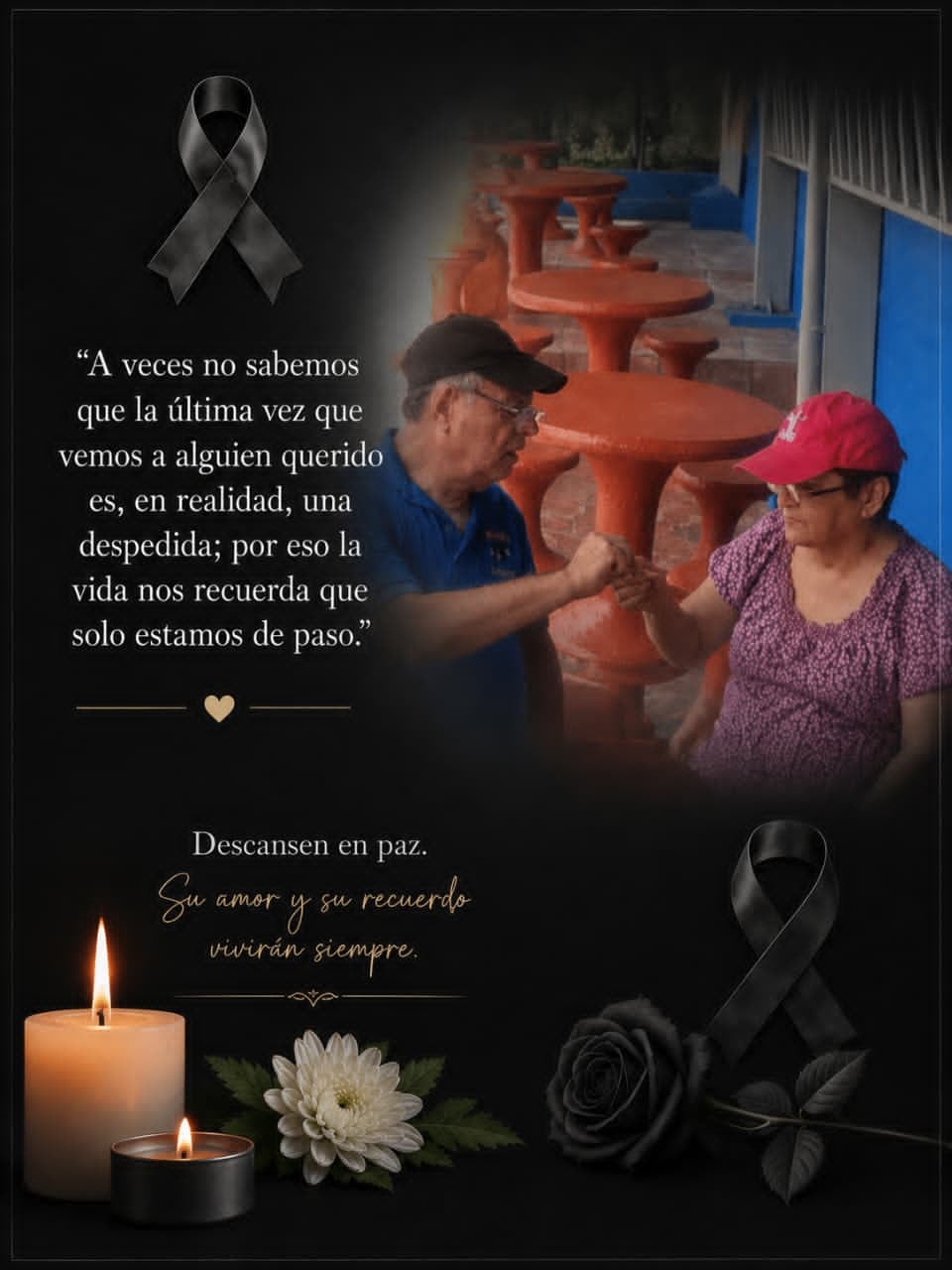 José Luis Sánchez Redondo, de 78 años, y su esposa Eibi Pineda