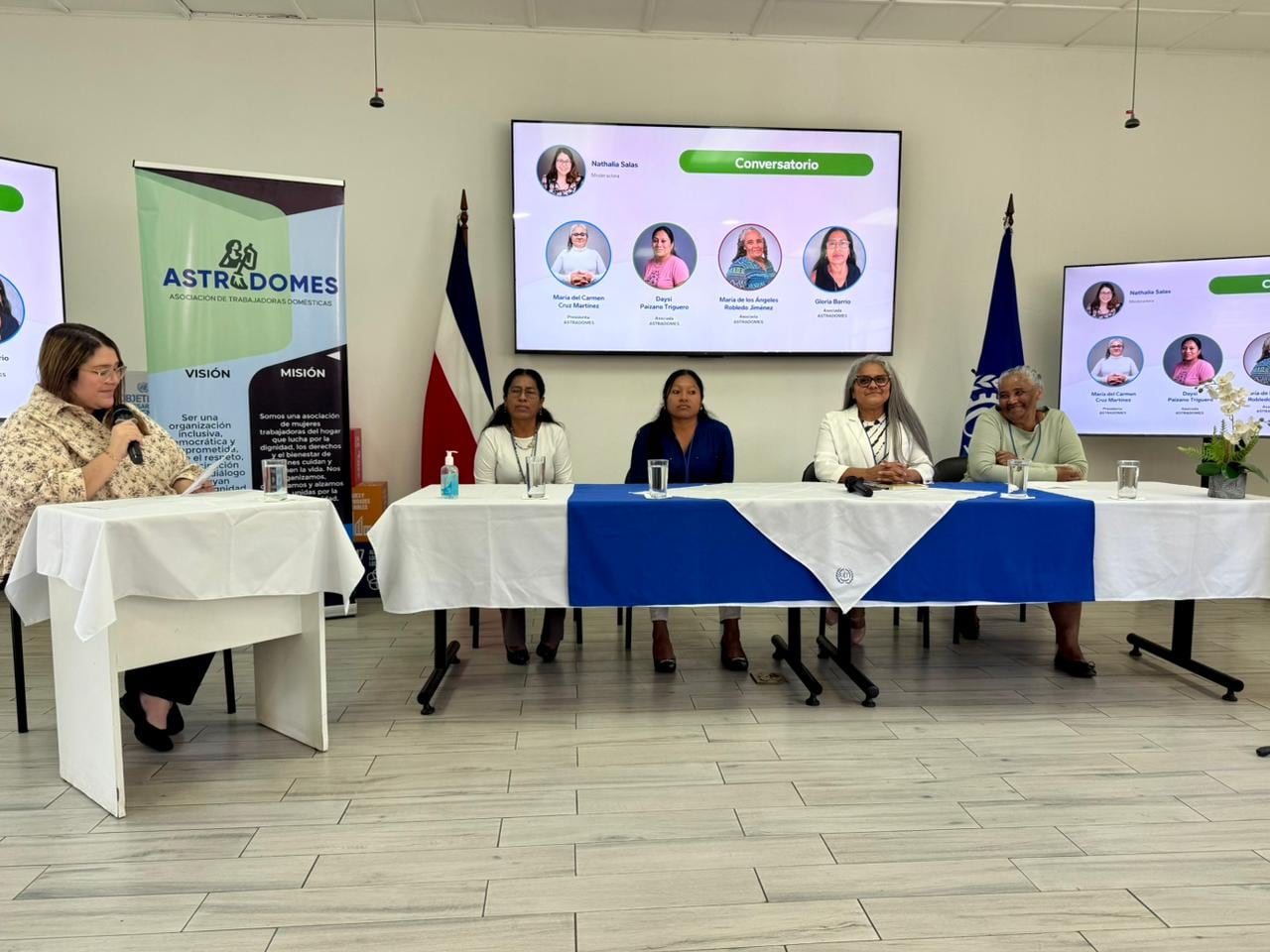 la Asociación de Trabajadoras Domésticas (Astradomes) lanza una campaña para acercar a todas las trabajadoras domésticas del país y así darles información, apoyo y acompañamiento.