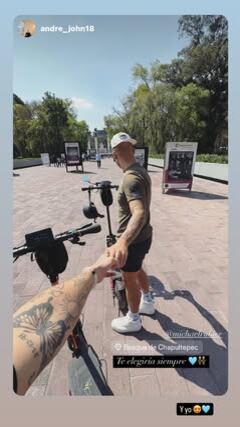 Michael Rubí vive al máximo su amor.