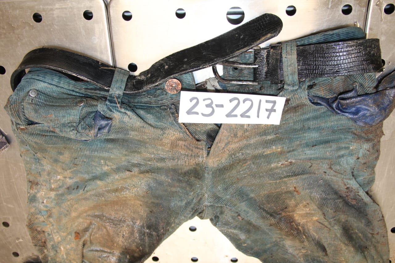 cuerpo no pudo ser identificado por lo que el oij trata de hacerlo con la ropa