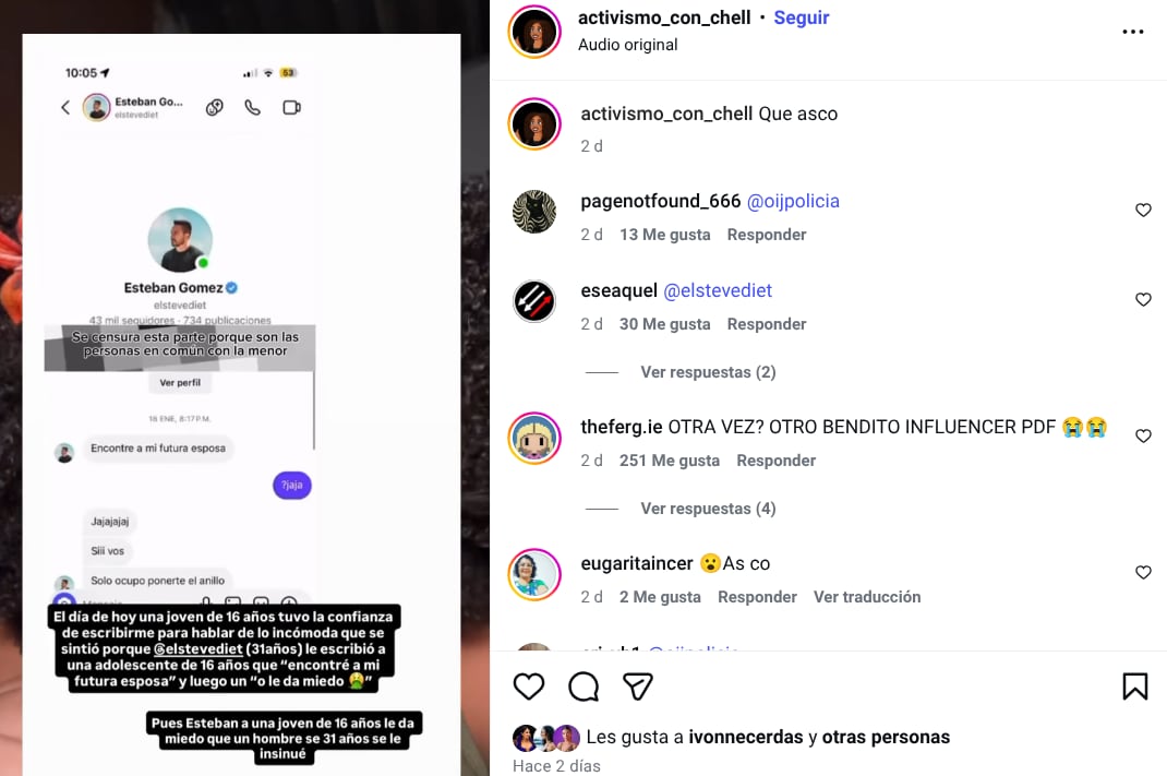 Creador de contenido Steve Diet fue denunciado por el PANI por presuntamente escribirle a una menor de edad con fines sexuales.