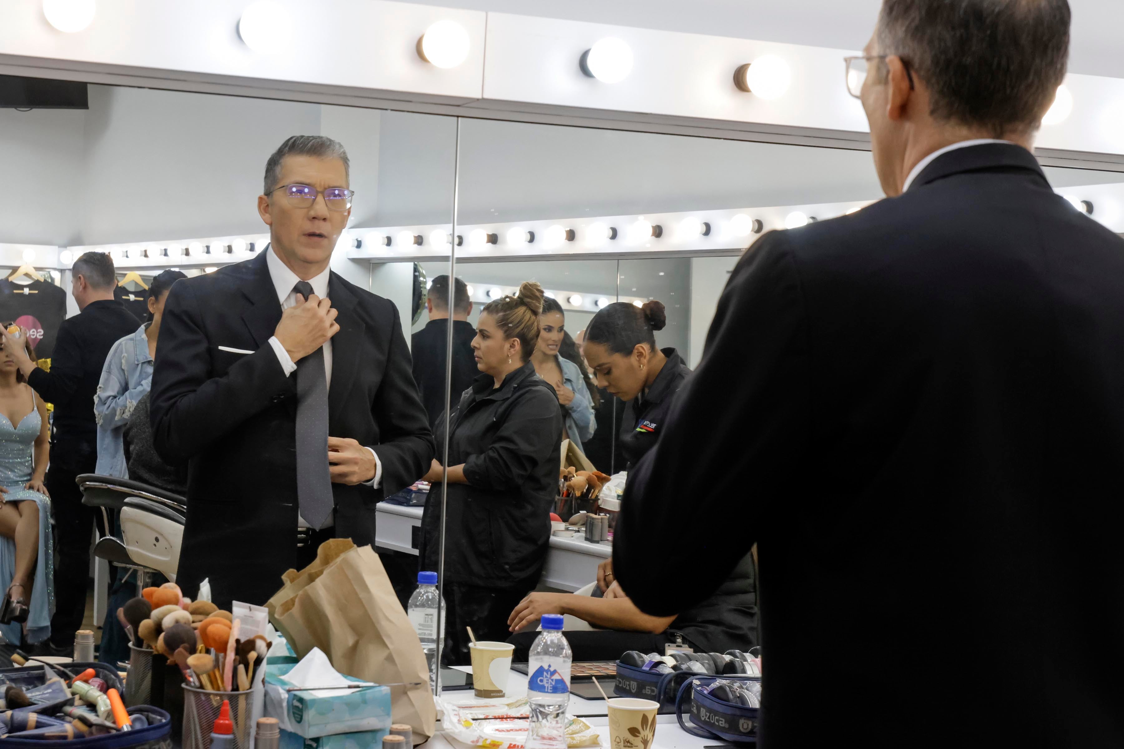 05/11/2023. Teletica, Sabana Oeste. Hora: 07:00 p.m. Gala número 10 de Nace una Estrella, grabada en el estudio Marco Picado de Teletica. En la foto, en el reto entre Jenny y James quedó eliminada Jenny. Fotos: Mayela López