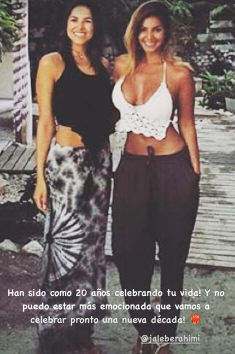 Johanna Ortiz y Jalé Berahimi, expresentadoras de Intrusos de la farándula