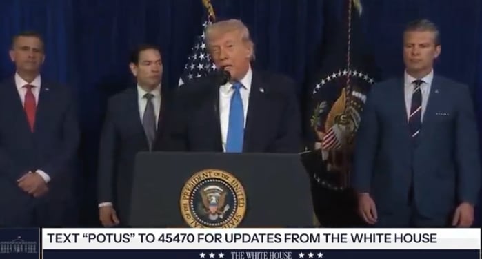 Donald Trump en conferencia de prensa confirma la detención de Nicolás Maduro, presidente de Venezuela.