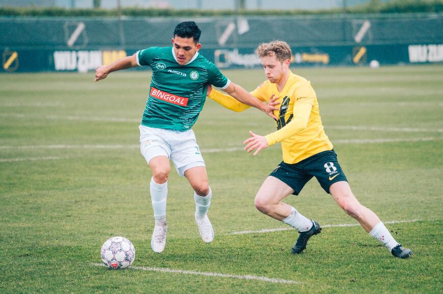 EL tico Alonso Martínez anotó este jueves para el Lommel de Bélgica. Twitter.