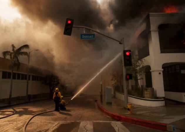 Incendio en Los ángeles