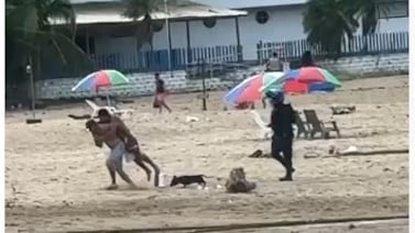 Balacera en playa con armas de grueso calibre deja heridos graves, entre ellos un agente del OIJ y policías