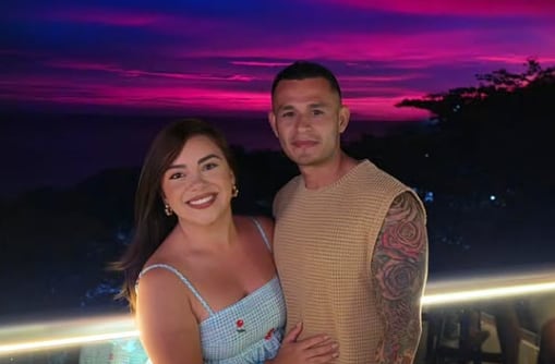 Mariana Uriarte y su esposo Randall Cisneros, quienes hacen contenido en redes juntos
