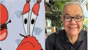 ¡Bob Esponja de luto! Murió Luis Pérez Pons, voz de Don Cangrejo
