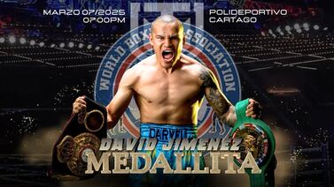 Medallita Jiménez defenderá su título mundial interino en Costa Rica