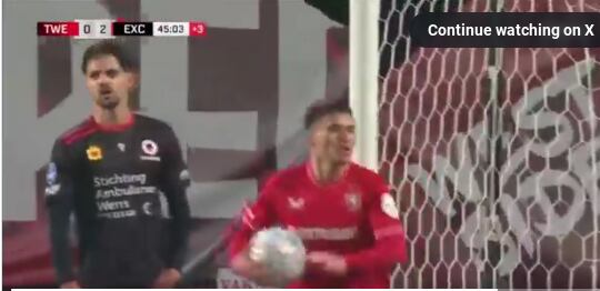 Twente - Excelsior, Manfred Ugalde