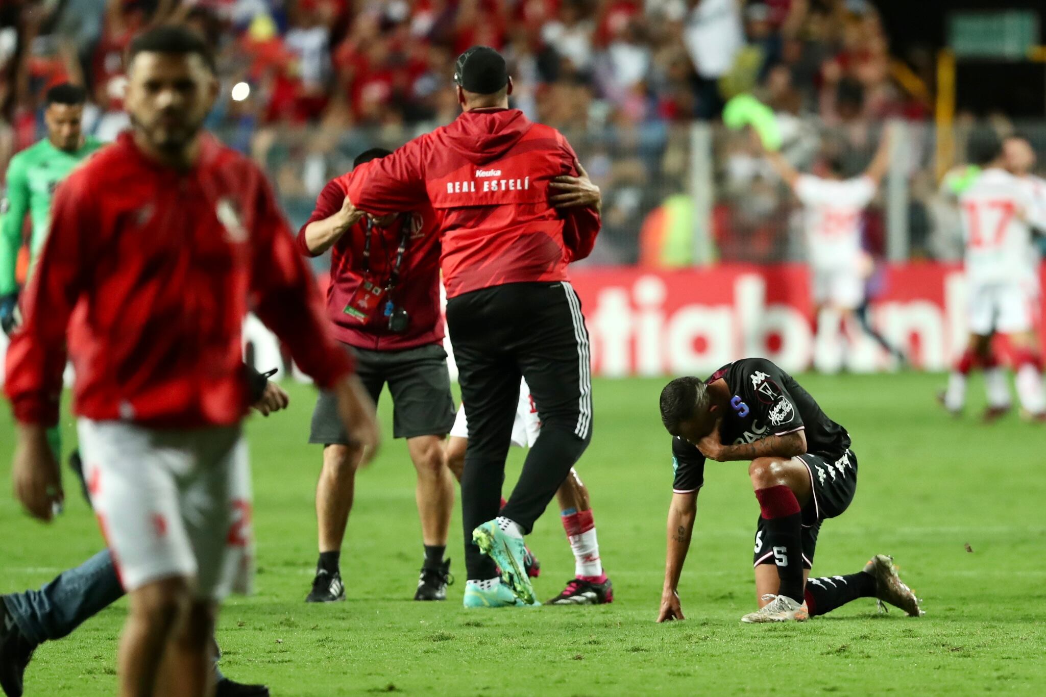04/10/2023, San José, Tibas, Estadio Ricardo Saprissa, partido de vuelta de los cuartos de la Copa Centroamericana de fútbol entre el Deportivo Saprissa y el Real Estelí.